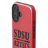 San Diego State University Aztecs Red iPhone 16 Plus Impact Case